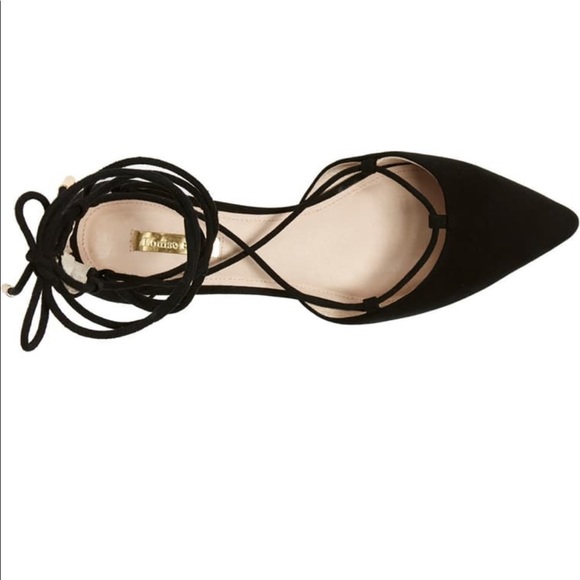 Louise et Cie ‘Abri’ Pointy Toe Ghillie Flat - Picture 3 of 7